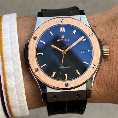 hublot classic fusion king gold review|Hublot classic fusion titanium price.